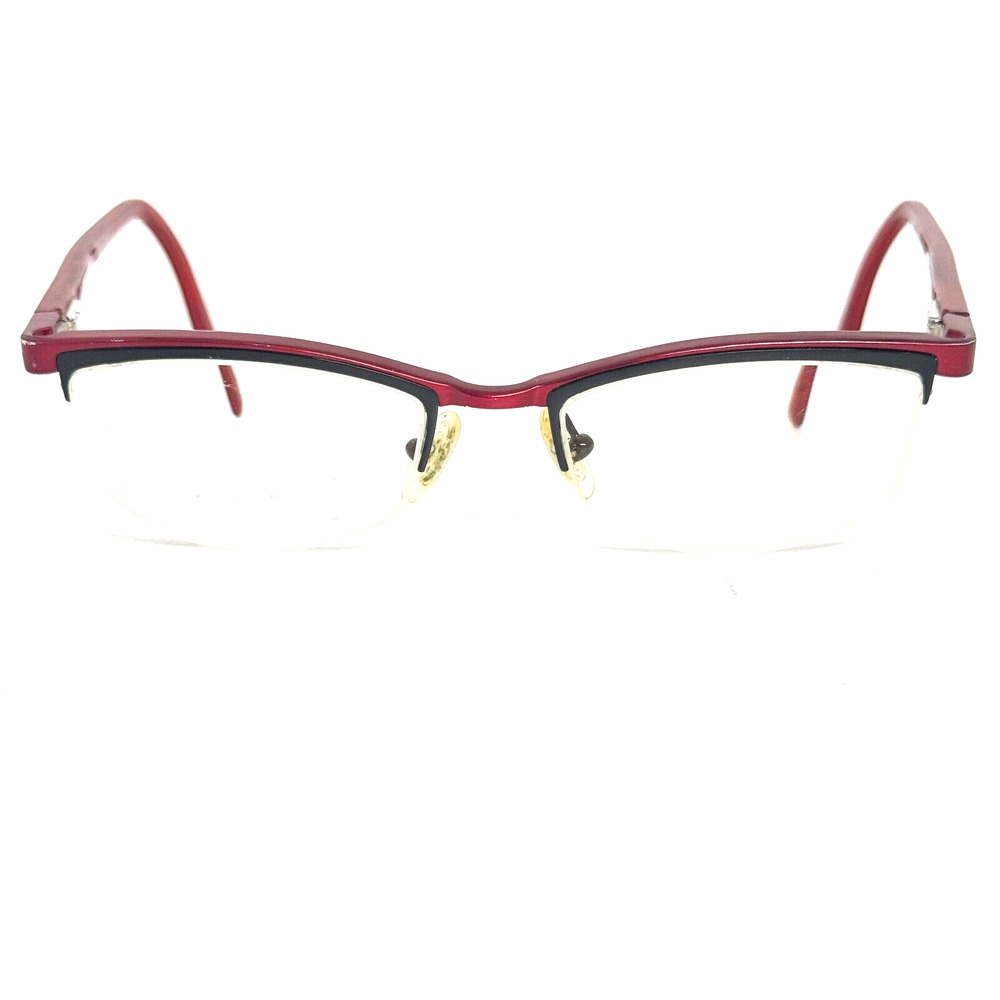 Kio Yamato Eyeglasses Eye Glasses Frames KT-292‎ RED 49-18-135 Japan H16580